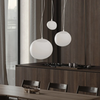 Lampada a Sospensione Nordic White Pebble