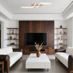 Moderna Semplice Luce da Soffitto LED in Alluminio Nero