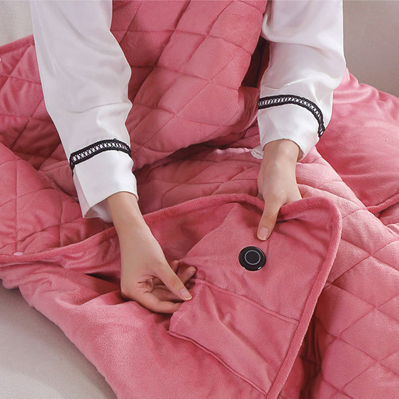 Coperta Elettrica USB – Morbida e Portatile Coperta Riscaldata con Riscaldamento Rapido