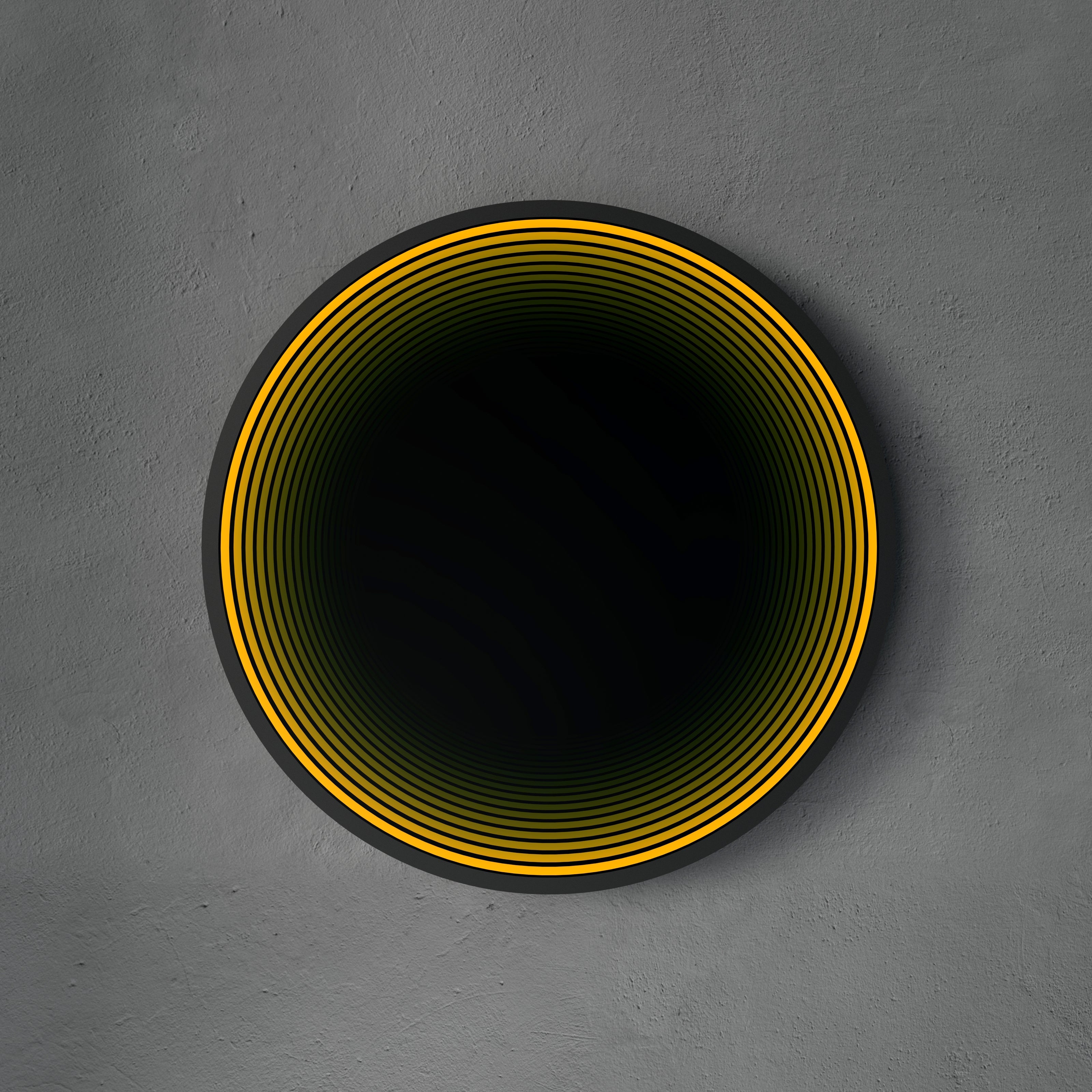 Specchio Circolare 3D con Luce