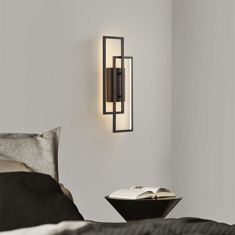 OCS - Lampada da parete LED geometrica rettangolare - Tre colori di luce in una lampada
