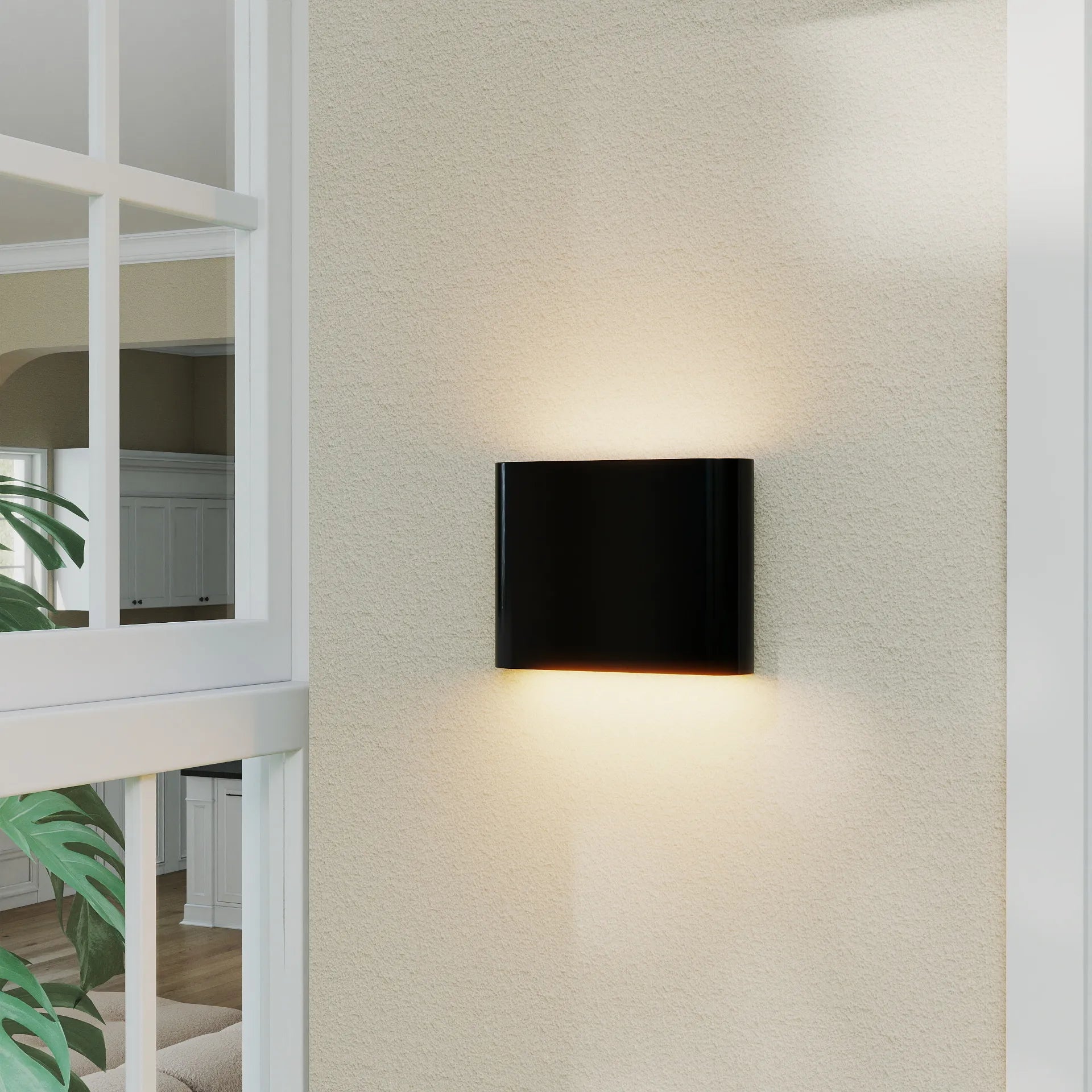 Moderno Applique da Parete Impermeabile a Doppia Testa
