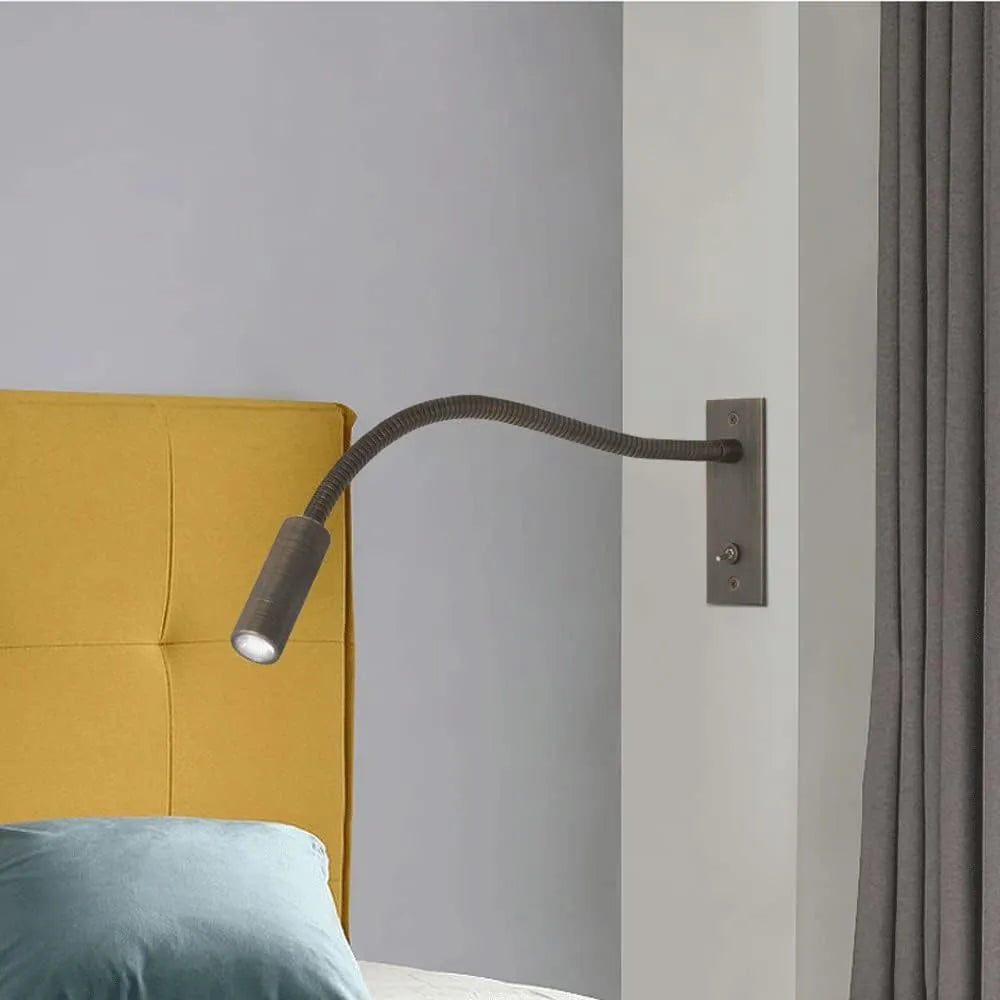 Vynex Lampada da Parete Regolabile Minimalista per Lettura