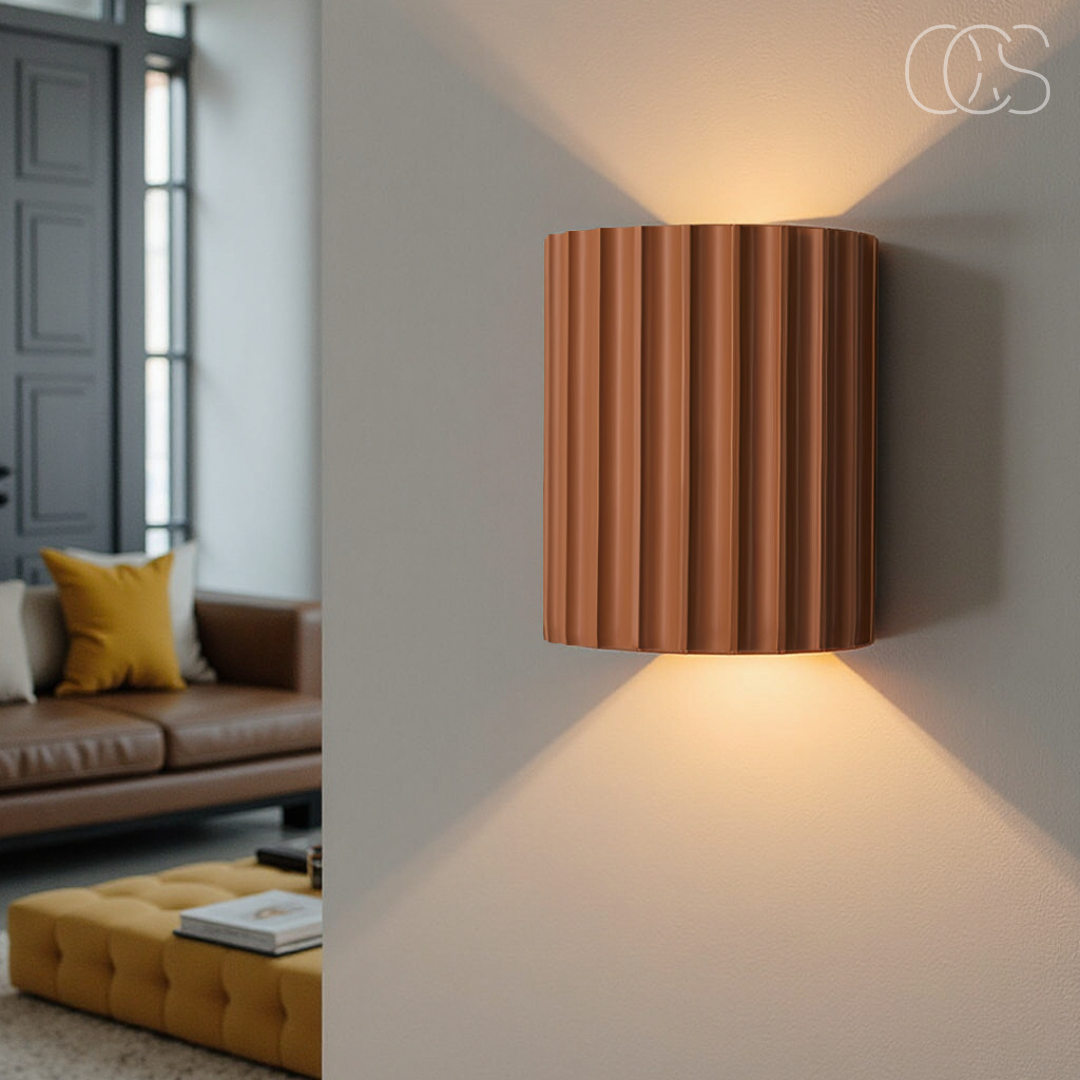 OCS - Lampada da Parete LED Minimalista - Luce Verso Il Basso & Verso L'Alto