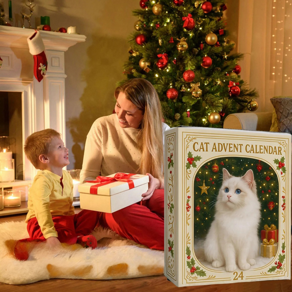 MeowMas | Conto alla rovescia di Natale per Gatti Porta Gioia e Atmosfera Natalizia nella Tua Casa