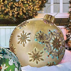 Palline di Natale XL – Decorazioni Natalizie Jumbo Resistenti alle Intemperie per Interni ed Esterni