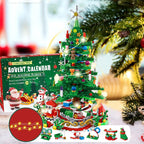 Calendario dell'Avvento Albero di Natale 2026 – Kit Fai-da-te per Decorazioni Natalizie