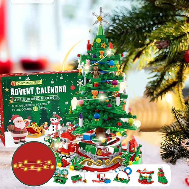 Calendario dell'Avvento Albero di Natale 2026 – Kit Fai-da-te per Decorazioni Natalizie