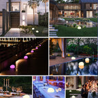 Lampada Decorativa da Giardino Sferica LED Impermeabile al Sole
