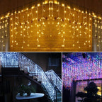 Illuminazione Natalizia a Goccia di Ghiaccio LED – Stringa di Luci Atmosferiche