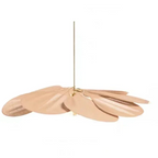 LumaFlora Petal Light – Lampada a Sospensione in Tessuto Artistico con Petali Colorati
