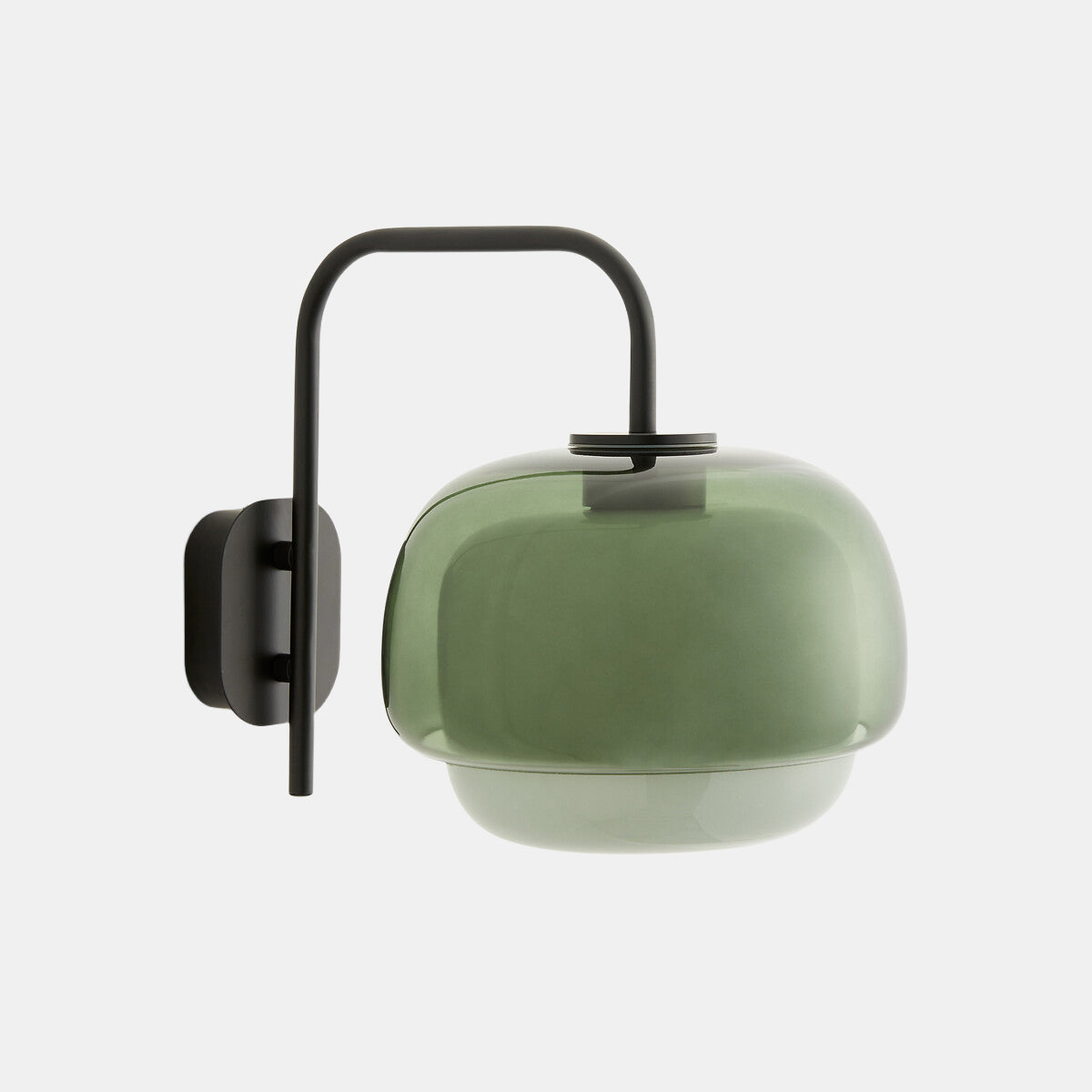 Lampada da parete in vetro vintage moderno colorato Orbit