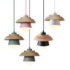 Lampada a sospensione in legno | Design nordico naturale