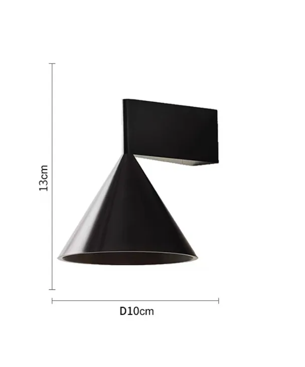 LumoCone Lampada da Parete Minimalista Italiana