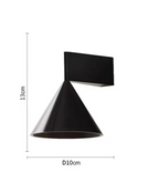 LumoCone Lampada da Parete Minimalista Italiana