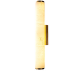 Applique da Parete LED 1 Luce in Marmo Spagnolo Minimalista Moderno con Rame