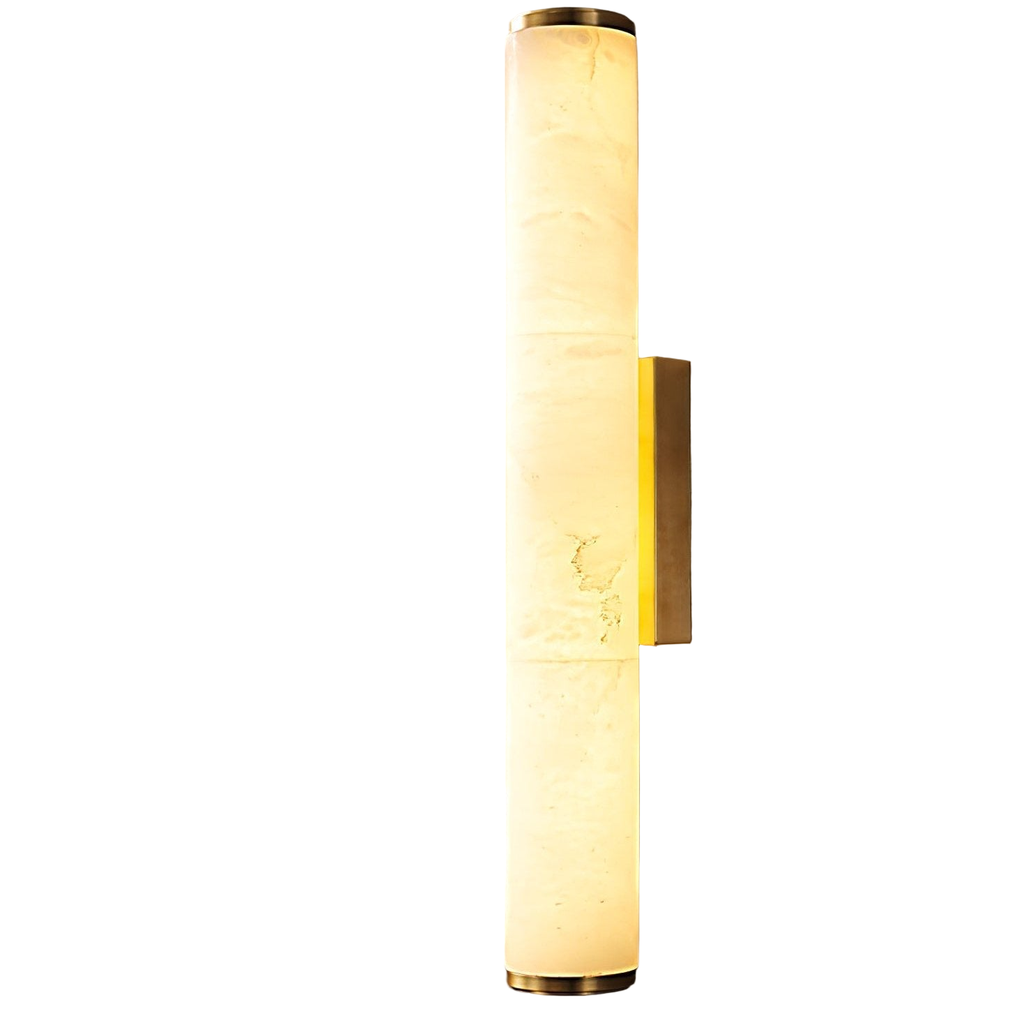 Applique da Parete LED 1 Luce in Marmo Spagnolo Minimalista Moderno con Rame