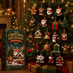 ⏳ Ultimo giorno per risparmiare il 49% – 🎄 Calendario dell'Avvento Mini Decorazioni di Natale da 24 Giorni | 24 design festivi unici e costruibili con anelli per appendere—perfetti per decorare alberi di Natale, ghirlande e allestimenti festivi 🧱