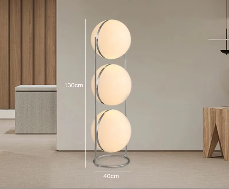 LumiSphere Art Deco LED Bol Lampada da Terra