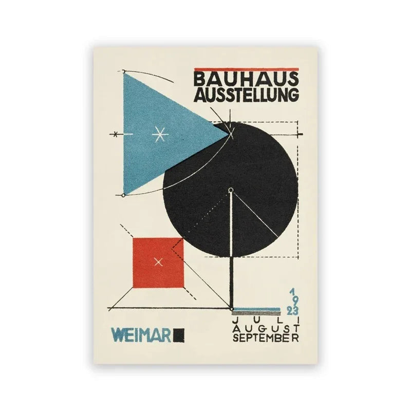 Forma Geometrica III di Bauhaus Wall Art