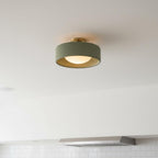 Lampada da soffitto a tamburo in porcellana