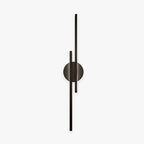 Arisha Moderna LED Nordico Applique Metallo Nero/Bianco Lineare Soggiorno/Camera da Letto