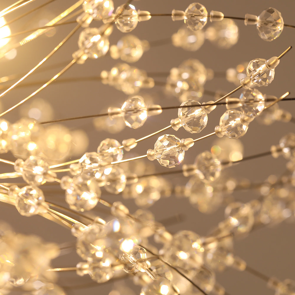 Lampada Sputnik Moderna Unica in Cristallo con 9 Luci