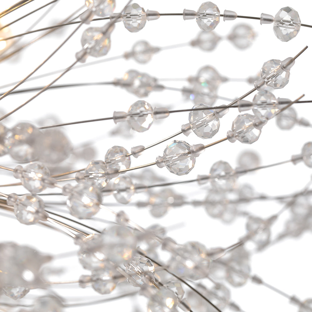 Lampada Sputnik Moderna Unica in Cristallo con 9 Luci