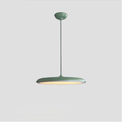 Lampada a Sospensione LED in Metallo Nordic Macaron Flying Saucer