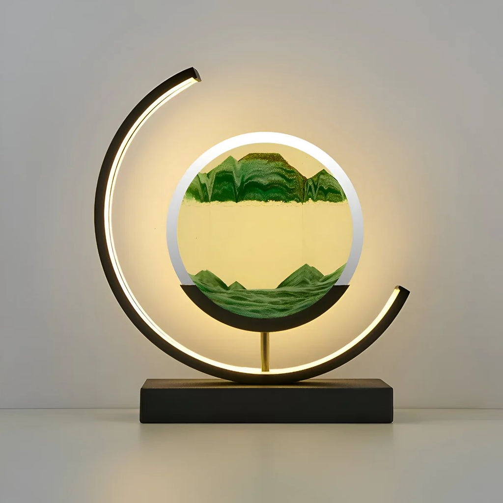 OCS - Lampada di Sabbia Dimmerabile con LED e Telecomando – Illuminazione Rilassante