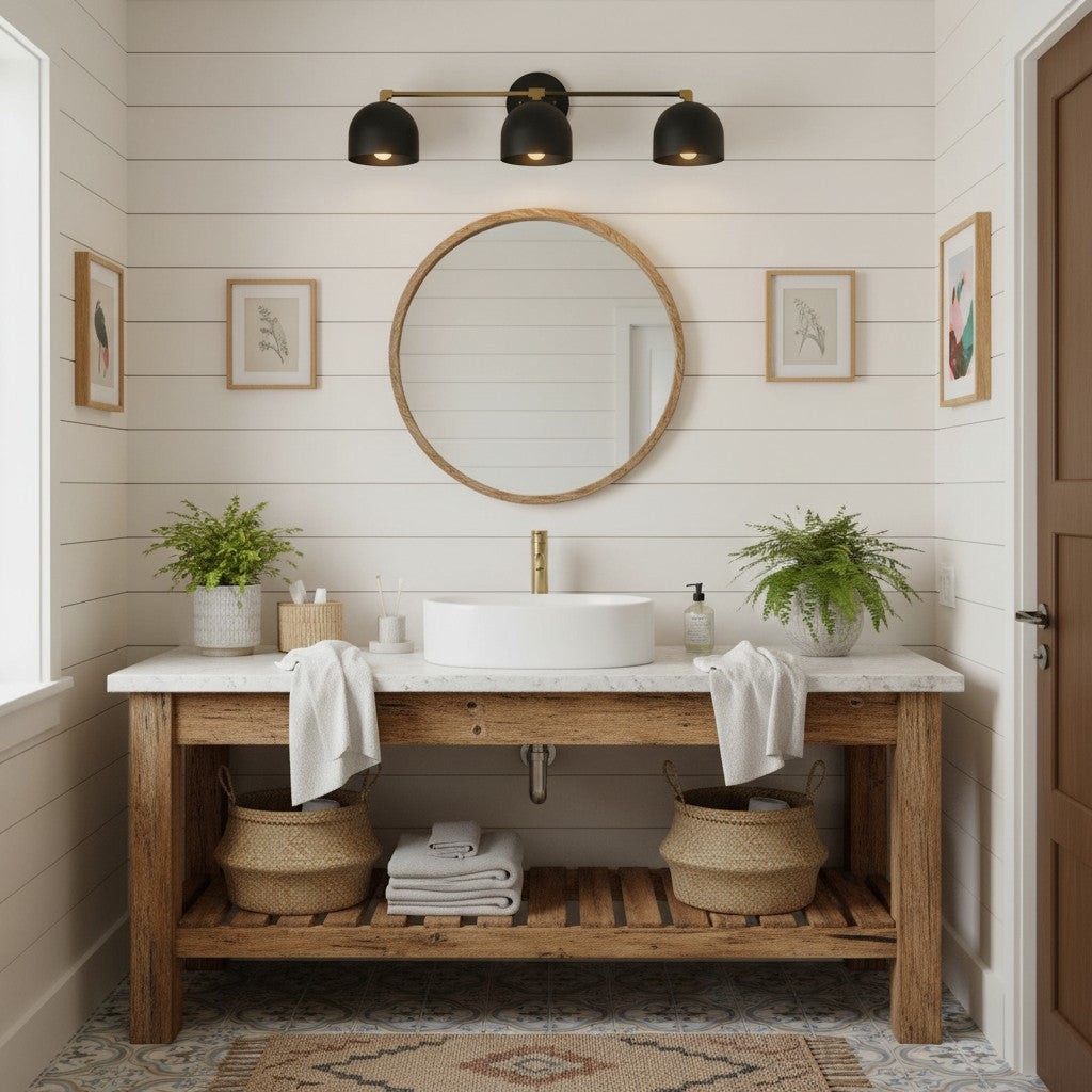 Applique da Parete in Ottone Chroma Dome per Bagno Moderno