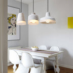 Lampadario in Cemento Minimalista Industriale Grigio a 1 Luce