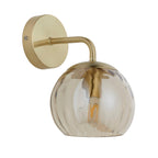 Applique da Parete Endon Dimple in Ottone e Vetro