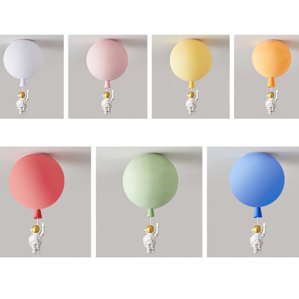 Lampada da soffitto LED Moderna Luna/Astronauti
