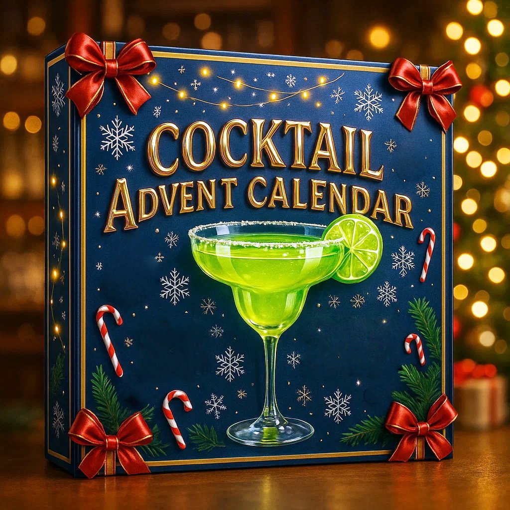Cocktailluxe Calendario dell'Avvento | Festoso Calendario dell'Avvento per Cocktail 2025