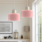Lampada a sospensione in vetro – Elegante lampada cilindrica per ambienti accoglienti