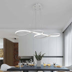 Lampada a sospensione LED con design di note musicali moderne