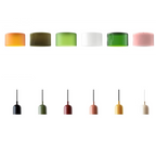 Lampada a sospensione in vetro – Elegante lampada cilindrica per ambienti accoglienti