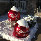 Palla di Natale Gonfiabile 60 cm – Decorazione Natalizia in PVC Resistente alle Intemperie per Esterni