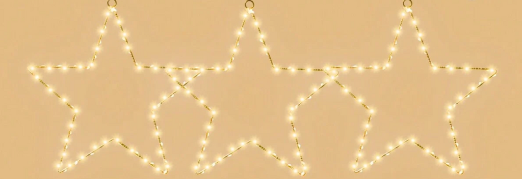StellaLume Luci Decorativa Natalizie a Forma di Stella