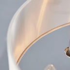 Pendente Endon Highclere in Cromo Spazzolato a 6 Luci - Paralume in Lino Naturale
