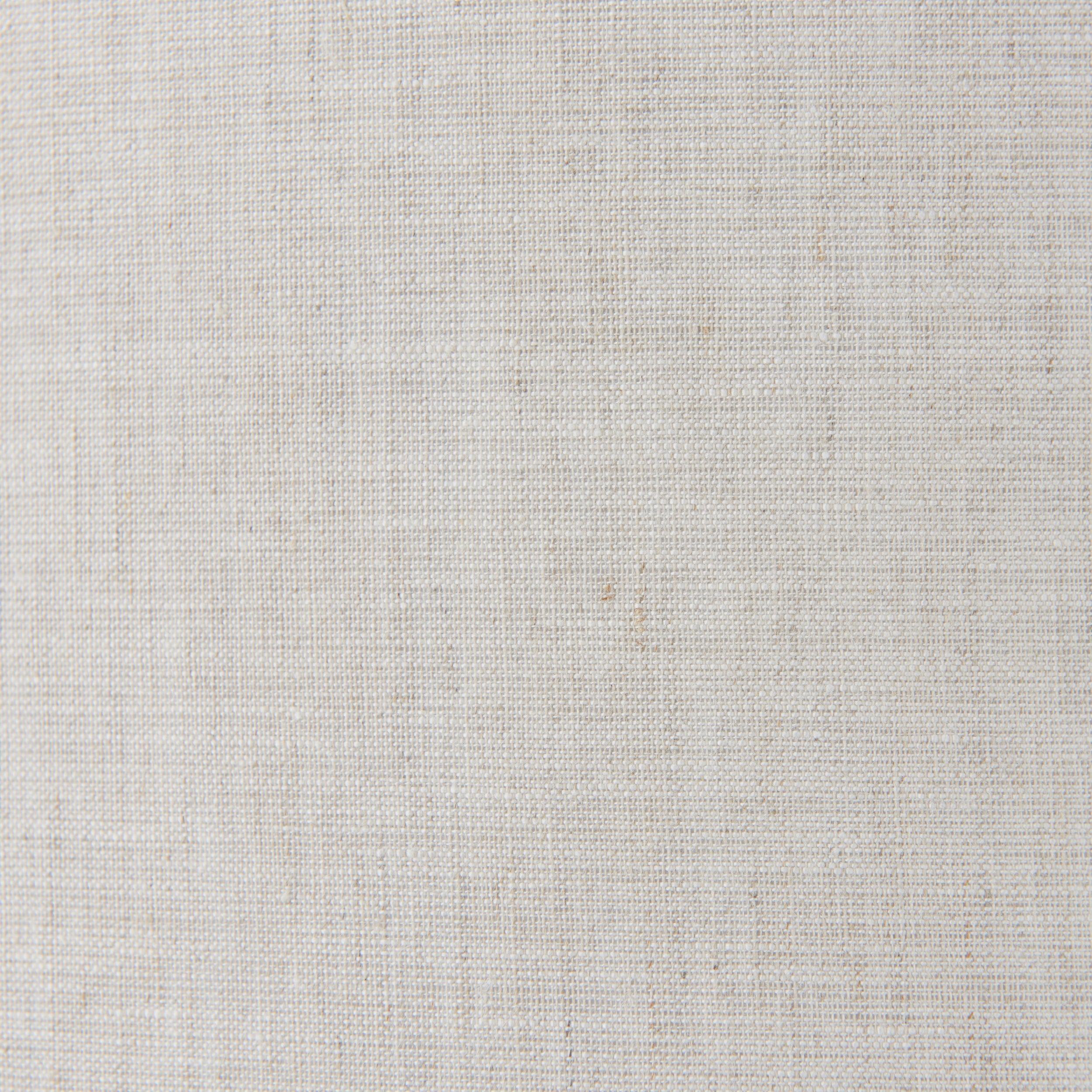 Lampadario Endon Highclere in Cromo Spazzolato con 3 Luci - Paralume in Lino Naturale