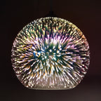 Moderna Creativa Lampada a Sospensione Dome in Vetro Colorato con Fuochi d'Artificio a 1 Luce