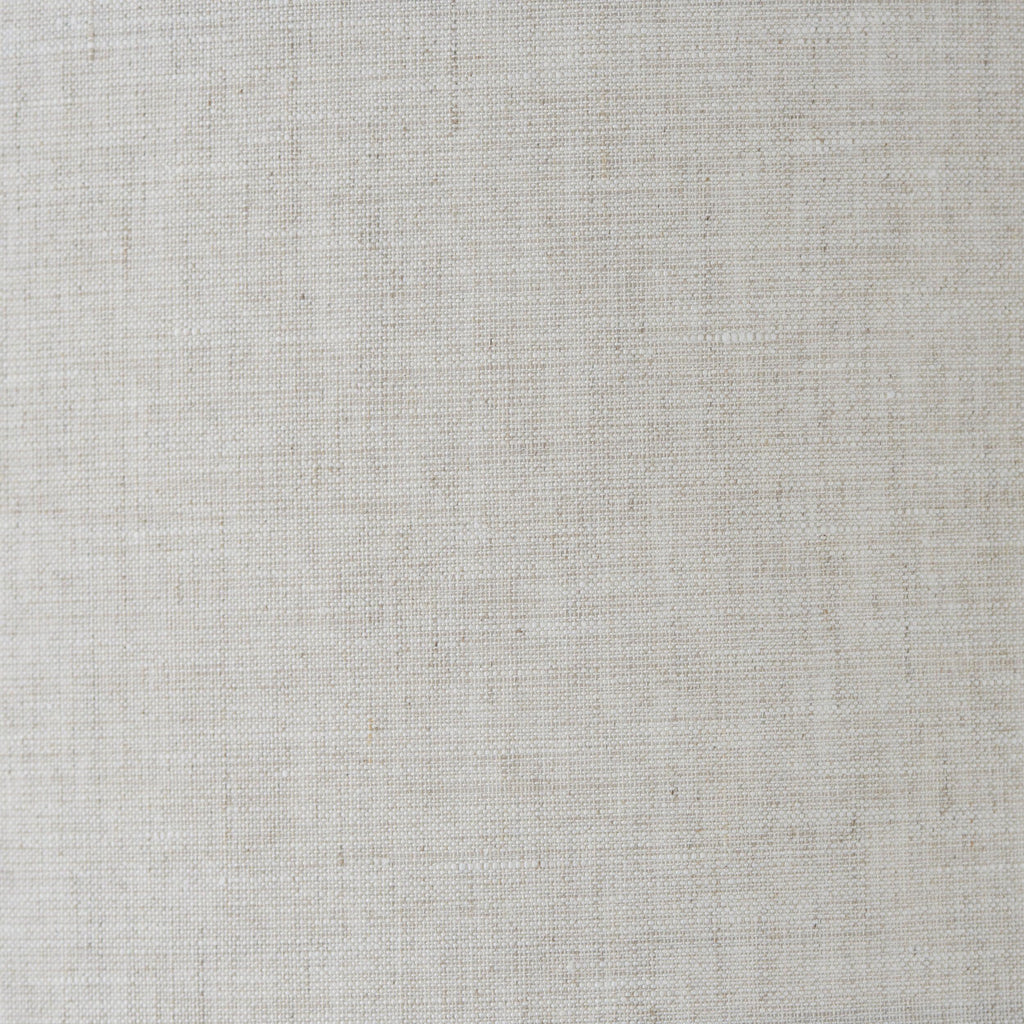 Lampada da Parete Highclere in Cromo Spazzolato - Paralume in Lino Naturale