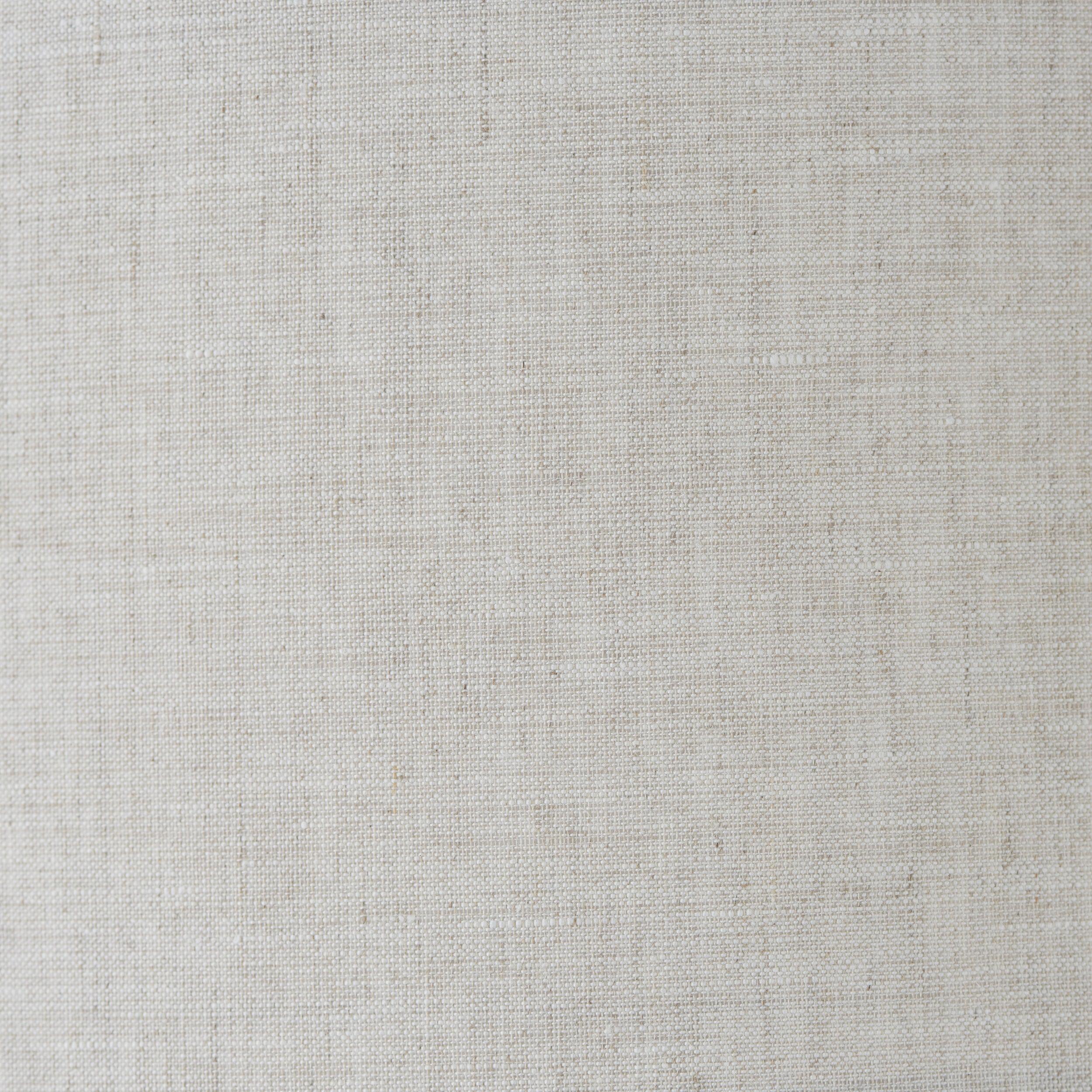 Lampada da Parete Highclere in Cromo Spazzolato - Paralume in Lino Naturale