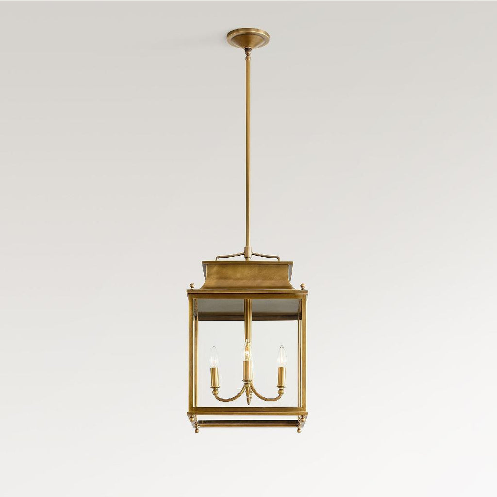 Lampada a sospensione in ottone per esterni