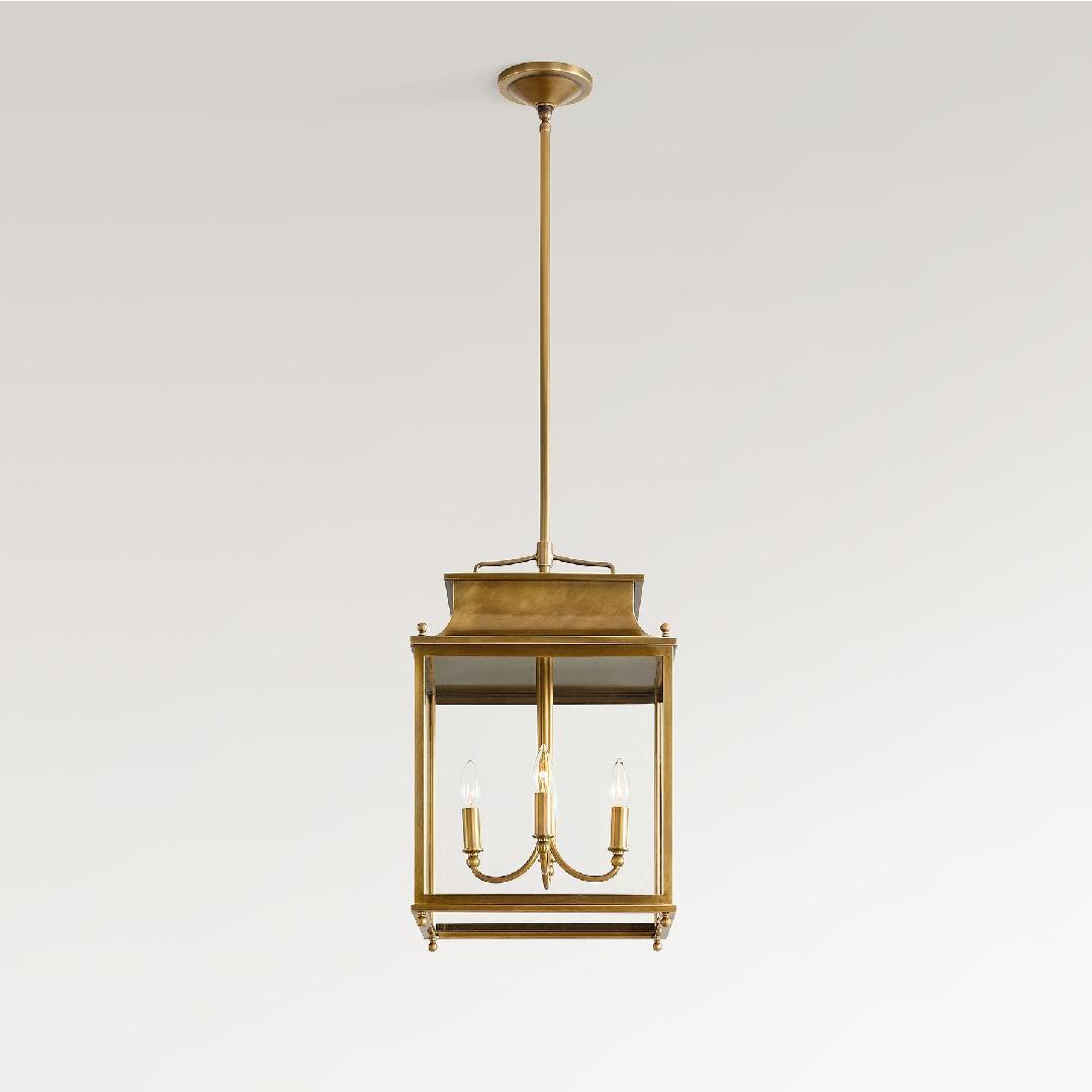 Lampada a sospensione in ottone per esterni