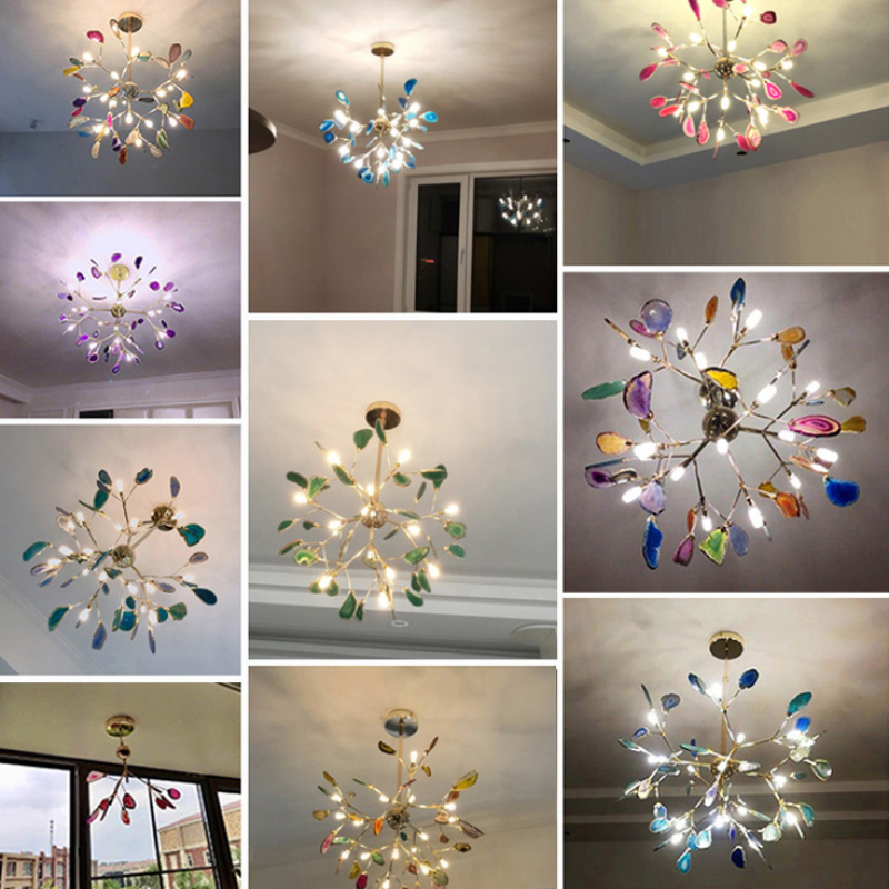 Lampadario Colorato Creativo Aria per Camera da Letto/Soggiorno