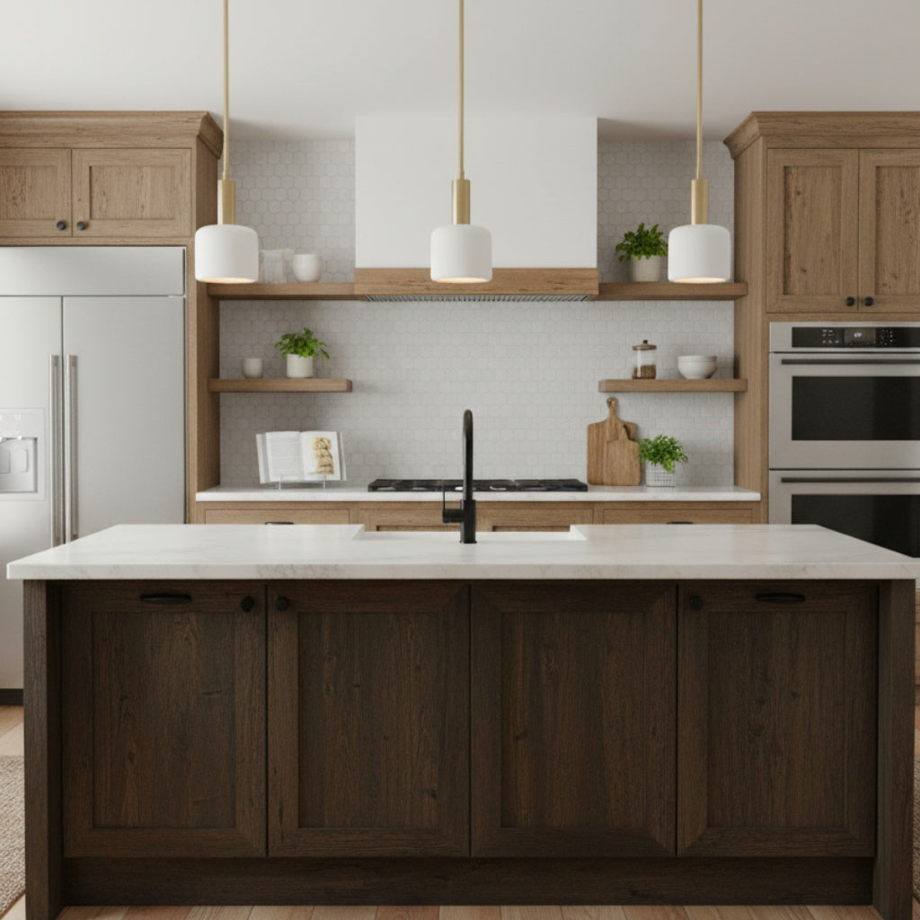 Lampade a Sospensione Singole in Porcellana per Cucina