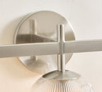 Luce da Parete in Vetro e Metallo Haze
